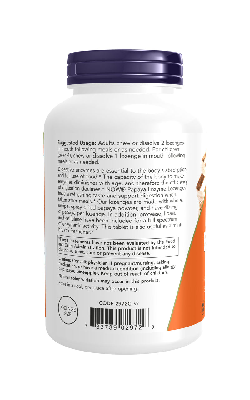 Chewable Papaya Enzymes 360 Lozenges