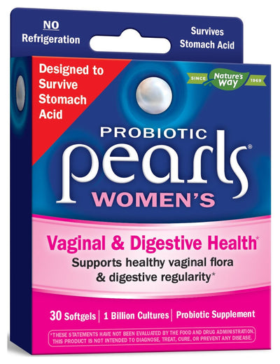 Probiotic Pearls Women's Vaginal & Digestive Health 30 Once Daily Softgels