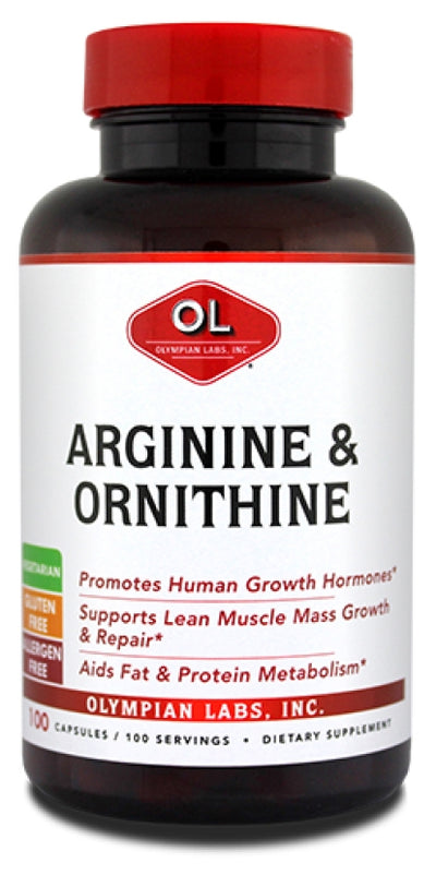 Arginine & Ornithine 100 Capsules