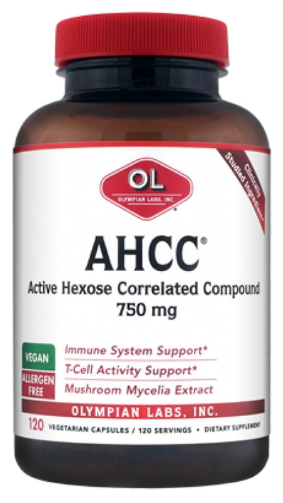 AHCC 750 mg 120 Vegetarian Capsules