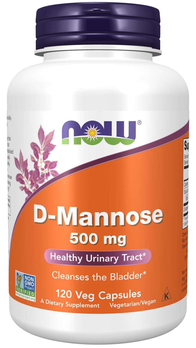 D-Mannose 500 mg 120 Veg Capsules