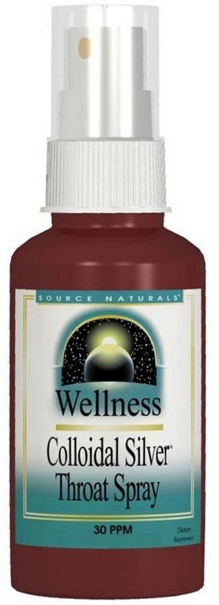 Wellness Colloidal Silver Throat Spray 30 ppm 2 fl oz (59.14 ml)