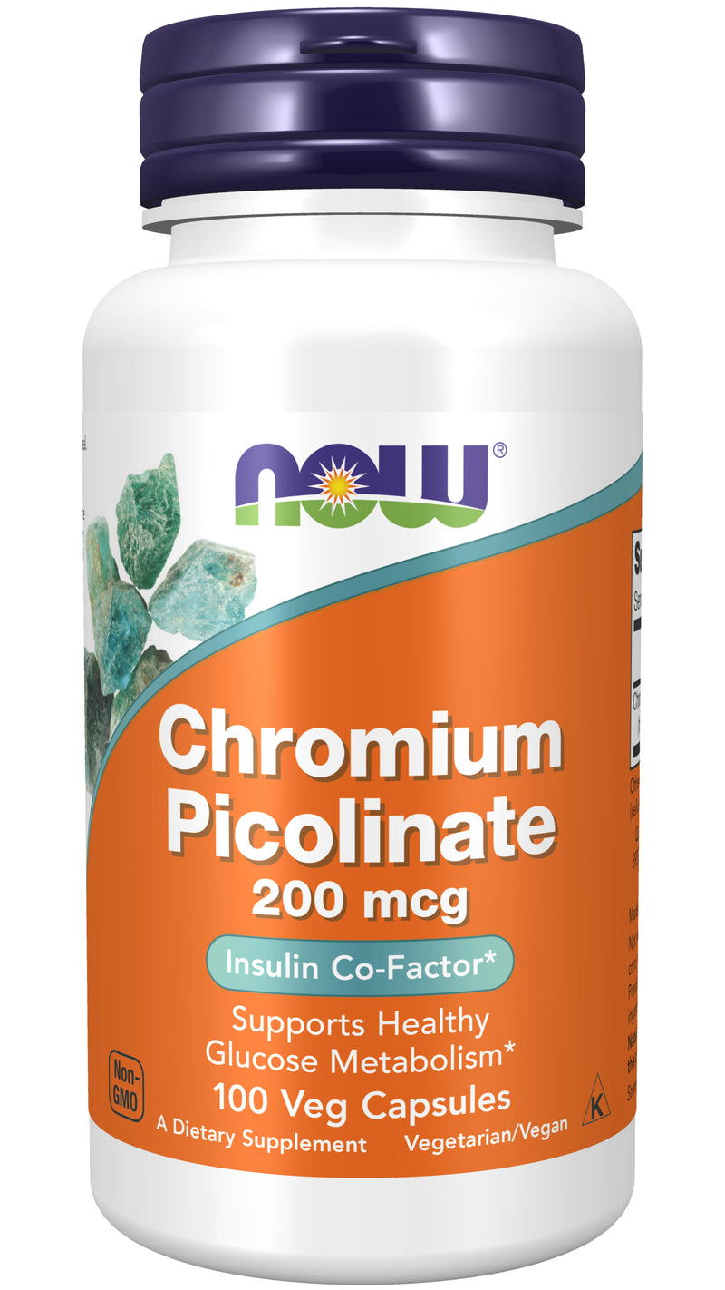 Chromium Picolinate 200 mcg 100 Veg Capsules